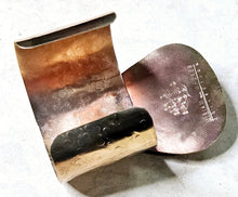 Load image into Gallery viewer, Handcrafted Natural Rainbow Jasper Large Abstract Tear Drop Shaped Stone Open Cuff Bracelet