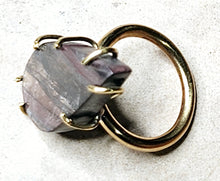 Load image into Gallery viewer, Natural Tiger Iron Stone Tear Drop Shape Brass Hardware Size 8
