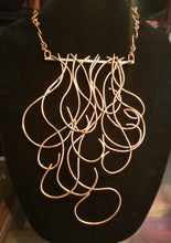 Load image into Gallery viewer, Copper Metal Wave Neck Piece
