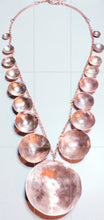 Load image into Gallery viewer, Dapped Copper Disc Neck Piece
