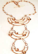 Load image into Gallery viewer, Copper Metal Three Tier  Neck Piece
