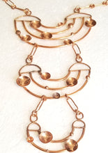 Load image into Gallery viewer, Copper Metal Three Tier  Neck Piece
